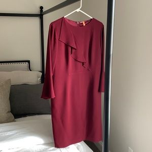 Ellie Tahari Bell Sleeve Shift Dress - Size 14